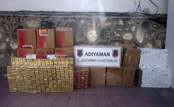 Besni’de 2 bin kaçak sigaraya 1 gözaltı