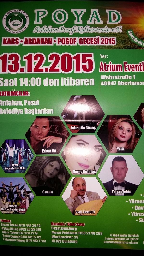 Duisburg’da öğrenciler için yardım gecesi