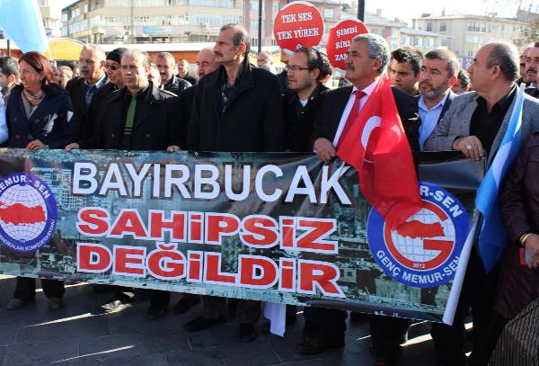 Bayırbucak Türkmenleri'ne yapılan saldırılar Sivas'ta protesto edildi