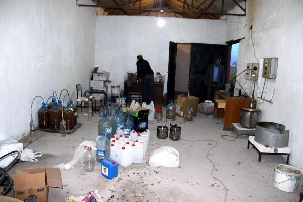 Ereğli'de sahte rakı operasyonu: 1 gözaltı