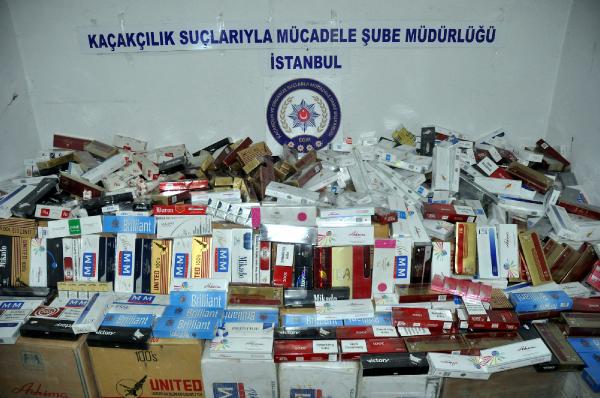 Şafak operasyonunda 150 bin paket kaçak sigara ele geçti