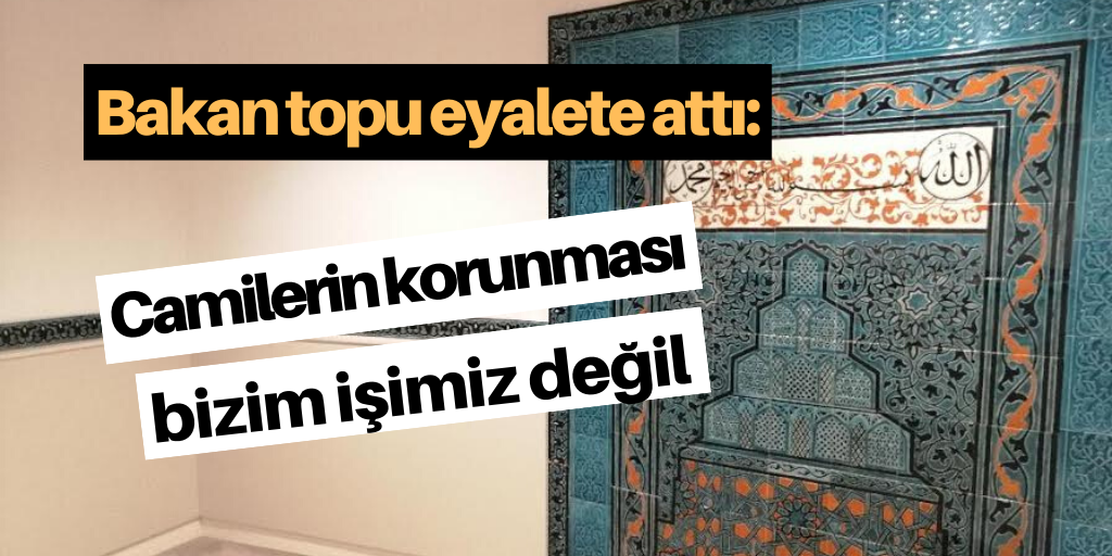 Bakan, topu eyalete attı