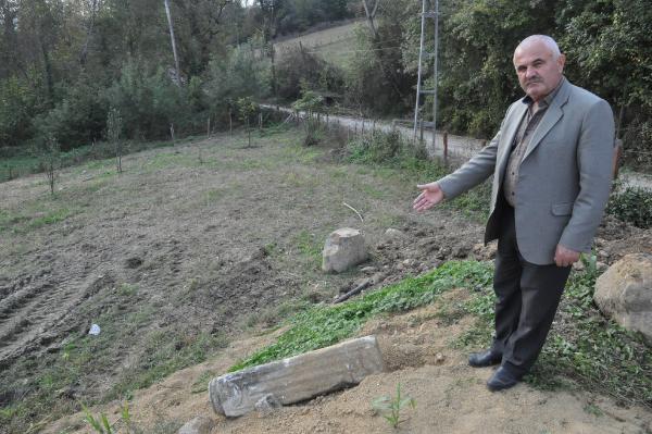 Gurbetçinin bahçesinden 'tarih' çıktı