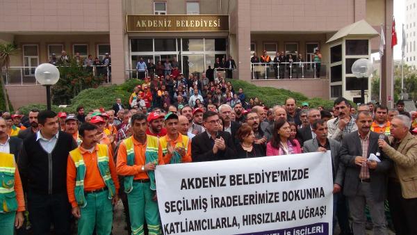Aranan HDP'Lİ Başkan Fazıl Türk'e, işçilerinden destek