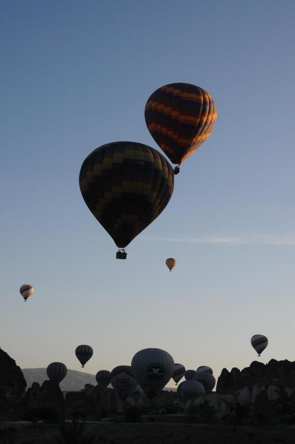 Kapadokya’da balonlar havalanamadı