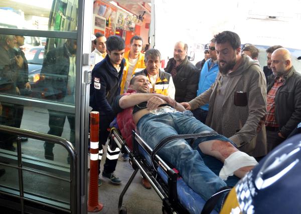 Polise ateş açtı, ayağından vurularak yakalandı