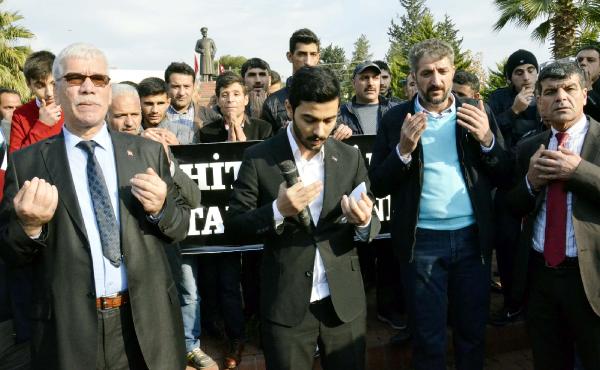 Siverek’te şehit polis için saygı yürüyüşü