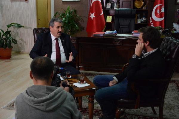 BBP lideri Destici'den Rus muhabirin 'terörist' sözüne tepki...