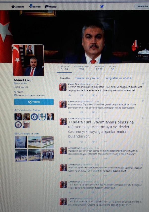 Uşak Valisi Okur'dan ‘Tahir Elçi' yorumu