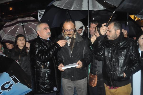 İzmir'de Tahir Elçi protestosu
