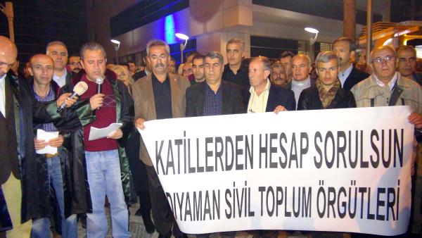 Adıyaman’da Tahir Elçi protestosu