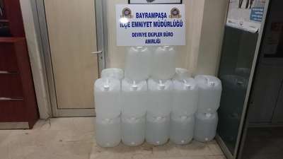 Bayrampaşa'da kaçak içki operasyonu