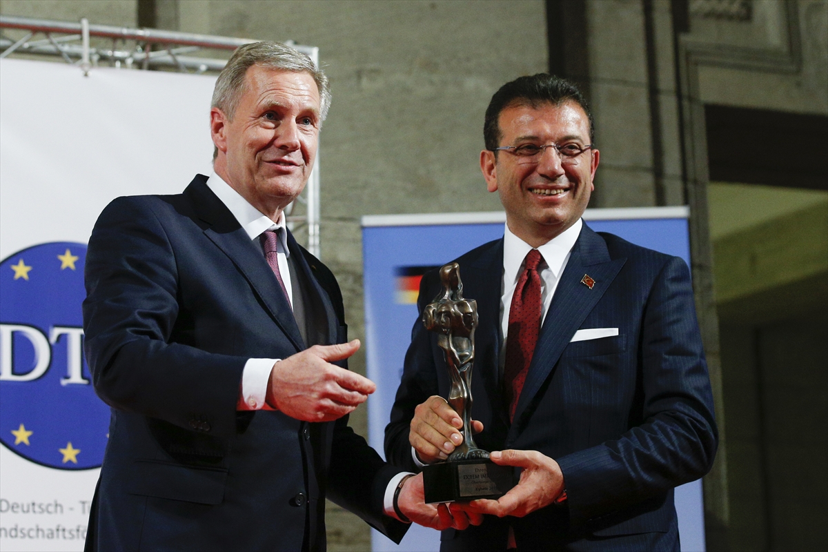 İmamoğlu'na, Almanya'da Kybele Dostluk Ödülü