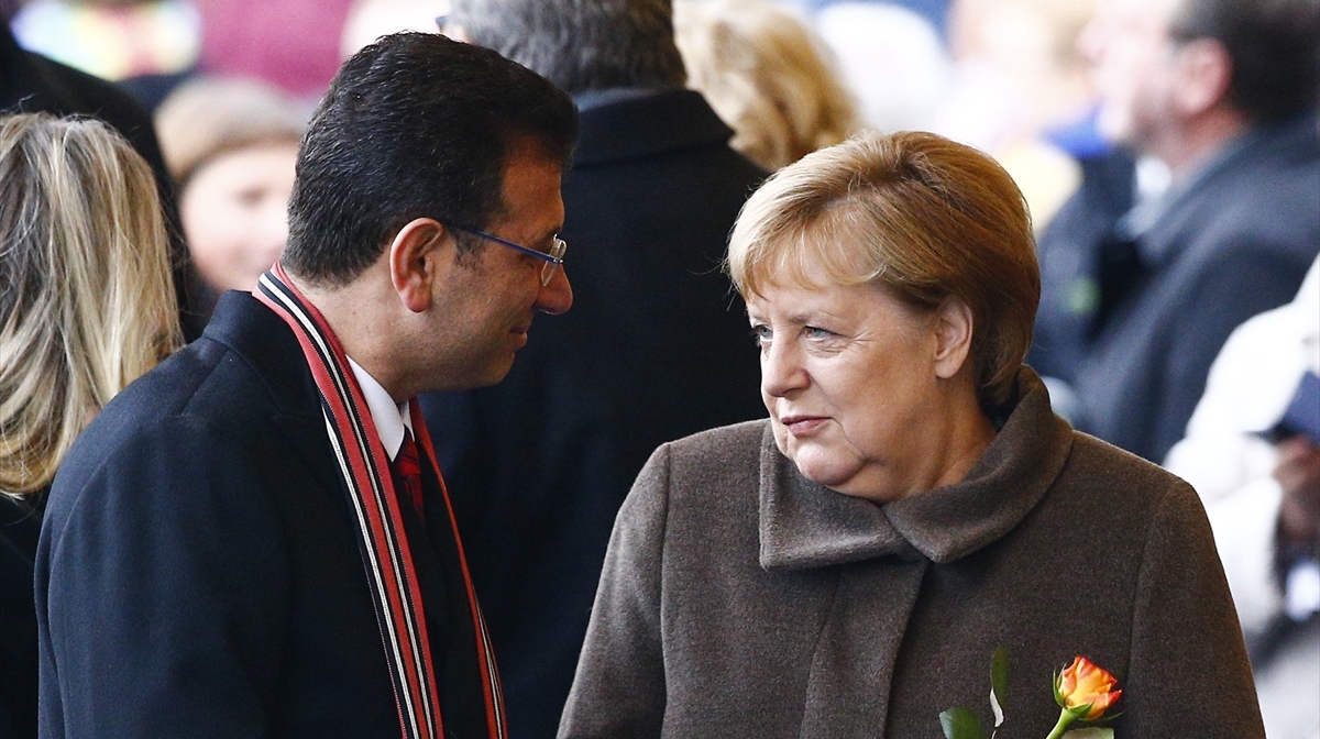 İmamoğlu, Merkel'le görüştü