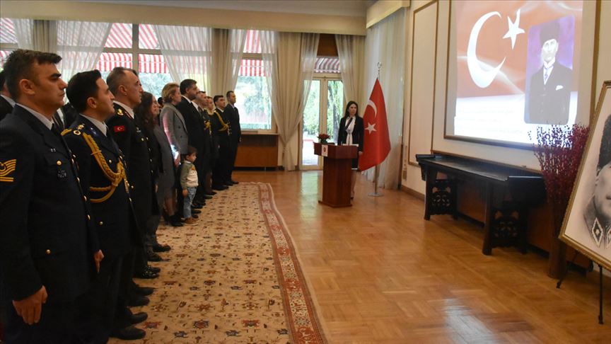Atatürk, yurt dışındaki temsilciliklerde anıldı