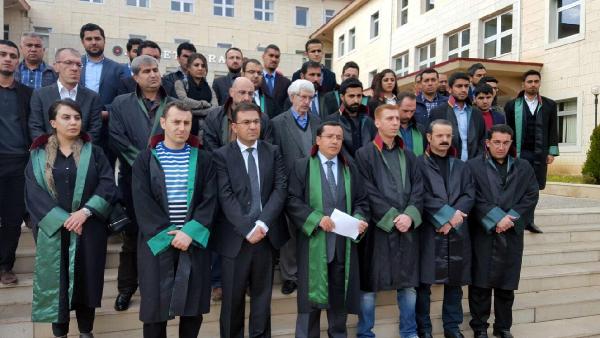 Siirt Barosu'ndan Tahir Elçi protestosu