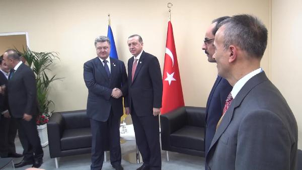 Erdoğan Ukrayna Başbakanı ile görüştü
