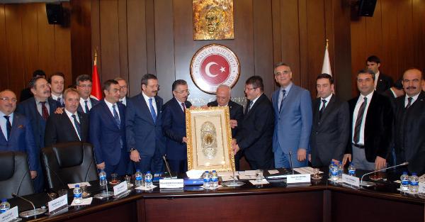 KAYSO heyetinden Bakan Elitaş'a hemşehri ziyareti
