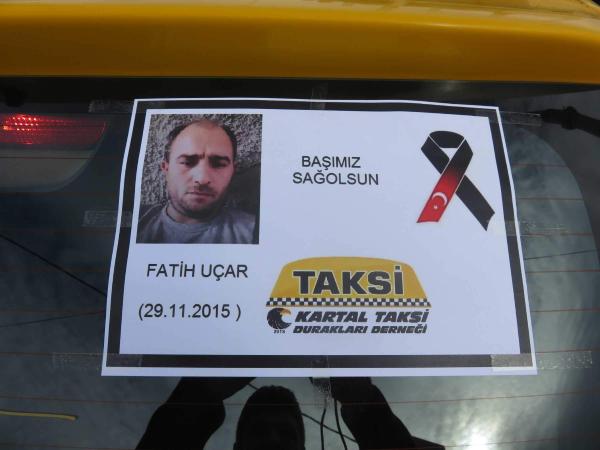 Öldürülen taksici gözyaşları içinde son yolculuğuna uğurlandı