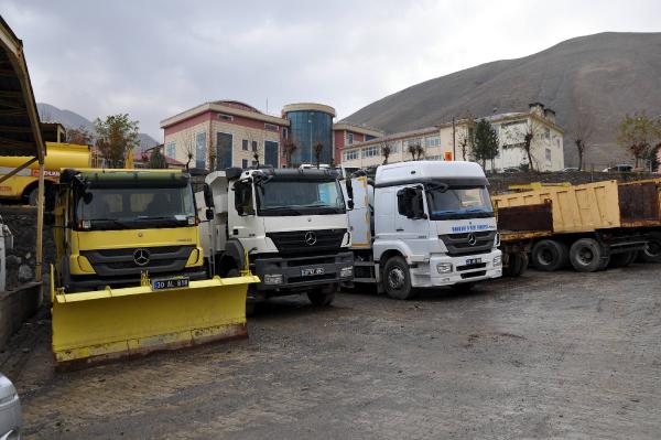 Hakkari il Özel İdaresi kar mücadelesine hazır