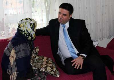 Kaymakamdan yaşlılara destek ziyaretleri