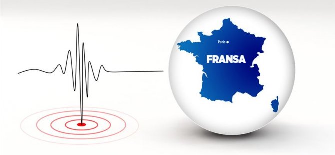 Fransa'da 5,4 büyüklüğünde deprem