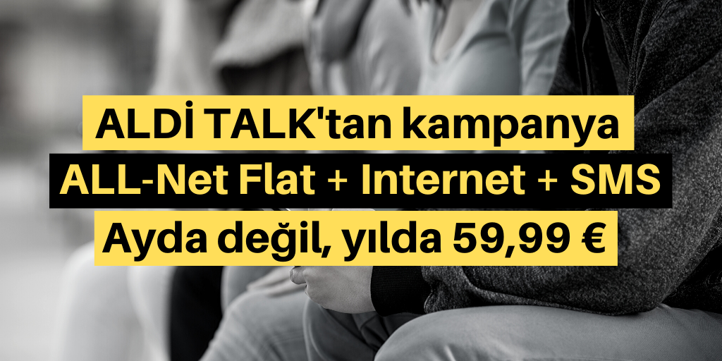 Aldi Talk'tan yeni telefon tarifesi