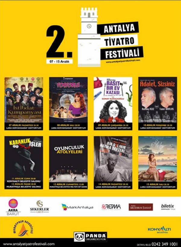 Tiyatro festivali rezervasyonu 'salon ilaçlanıyor' diye iptal edildi