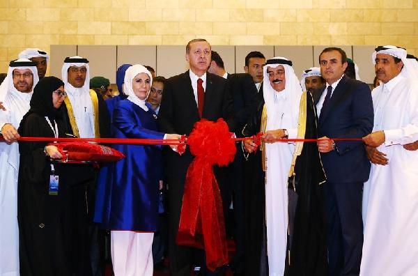 Cumhurbaşkanı Erdoğan, Doha Uluslararası Kitap Fuarı'nın açılış törenine katıldı