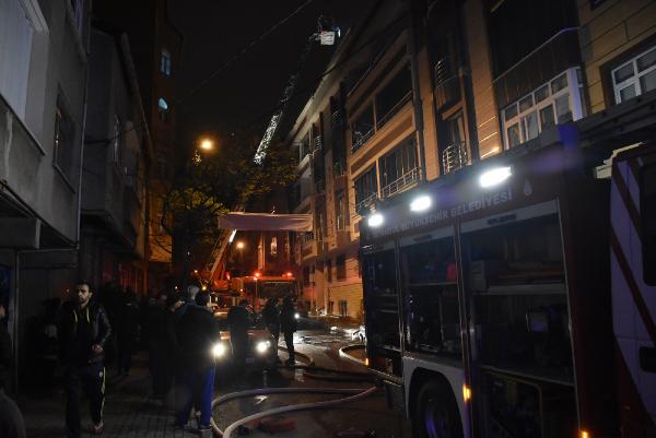 Gaziosmanpaşa'da korkutan yangın