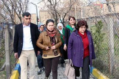 DBP'li Ayna 18 PKK'lının taziyesine katıldı