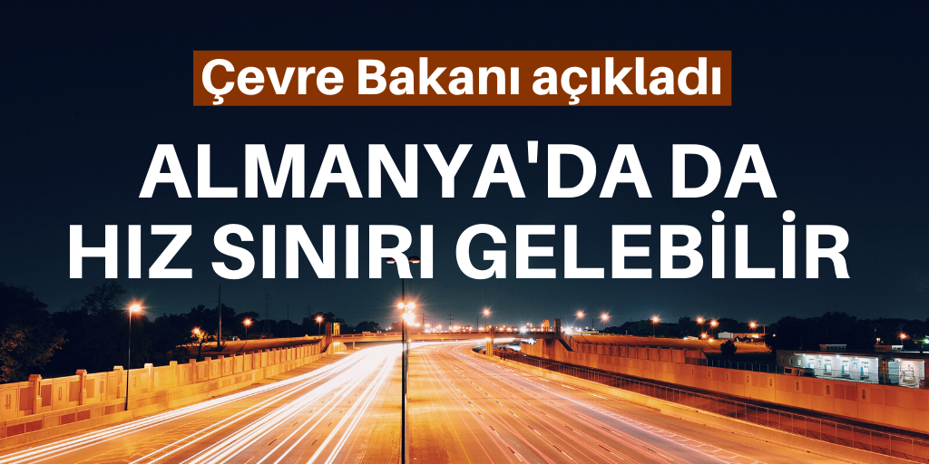 Almanya'da da hız sınırı gelebilir