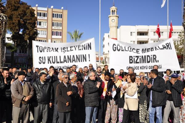 Göllüce köylülerinden mera tepkisi