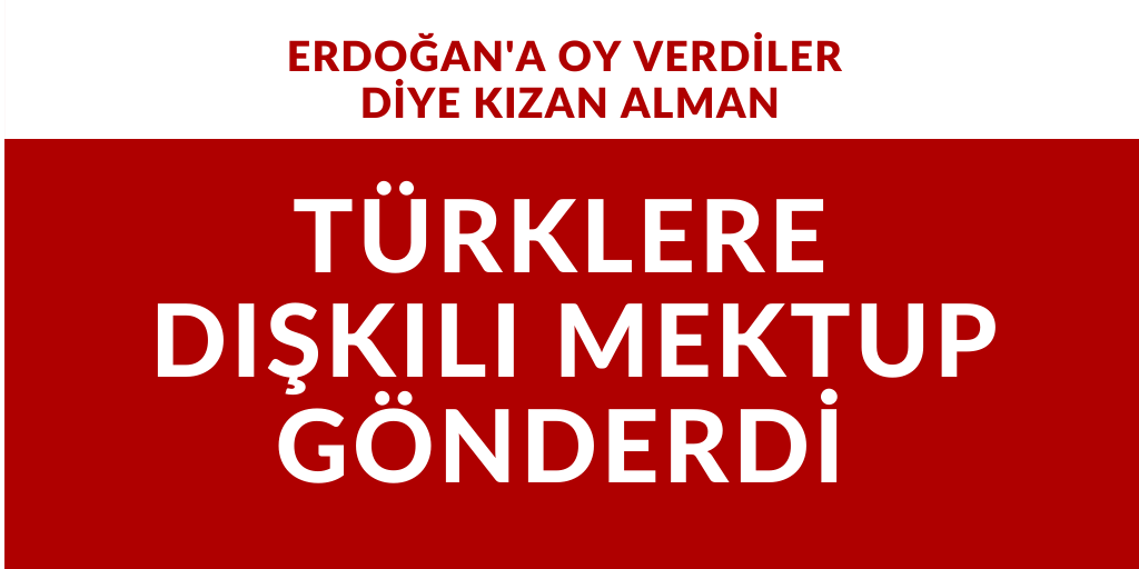 Almanya'da Türklere dışkı dolu mektup