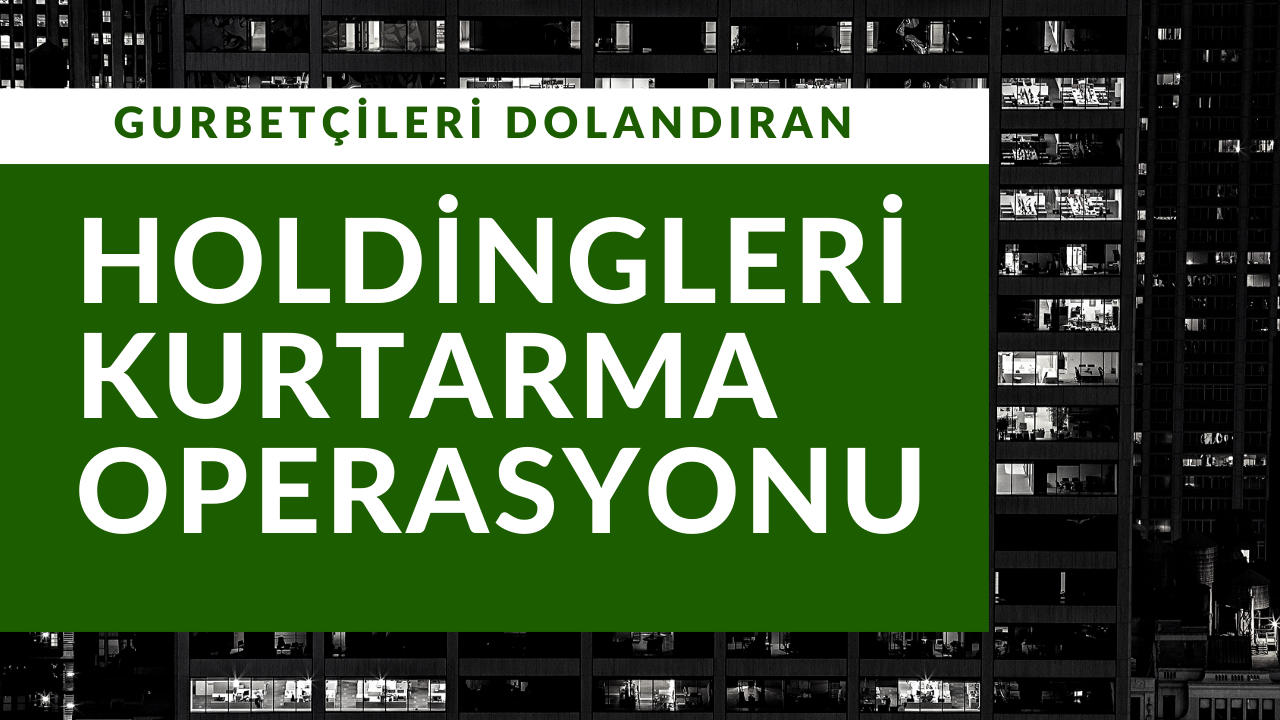 Yeşil sermayeyi kurtarma operasyonu