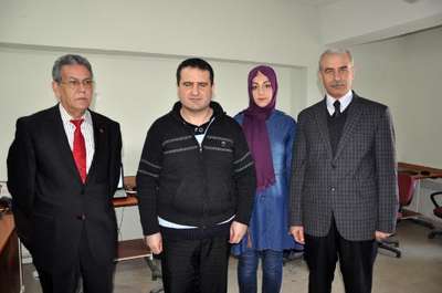 Sorgunlu görme engelli gencin büyük azmi