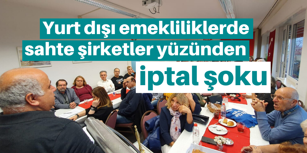 Sahte şirketler yüzünden iptal şoku