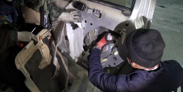 Gaziantep'te otomobilde esrara 2 tutuklama