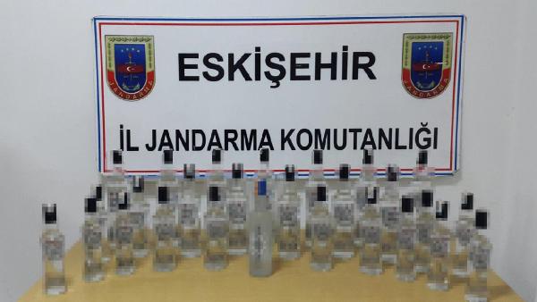 Eskişehir'de jandarmadan sahte içki denetimi
