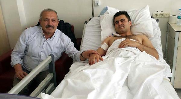 Cizre'de yaralanan astsubay GATA'da tedaviye alındı