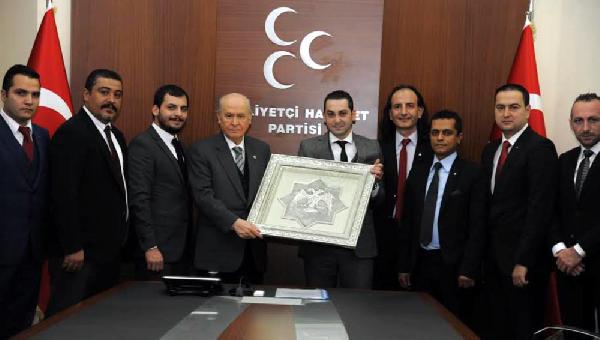 KGGD'inden, Bahçeli'ye ziyaret