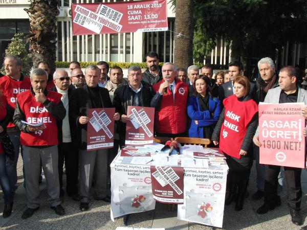 DİSK'ten hükümete çağrı