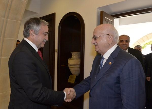 KKTC Cumhurbaşkanı Akıncı Meclis Başkanı Kahraman’ı kabul etti