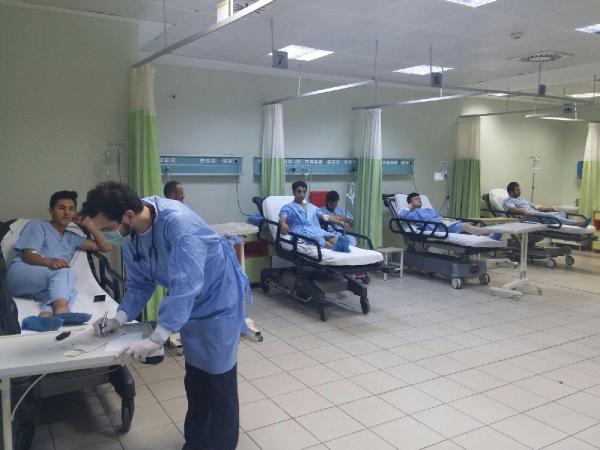 Kargo işçileri kimyasal maddeden zehirlendi (2)