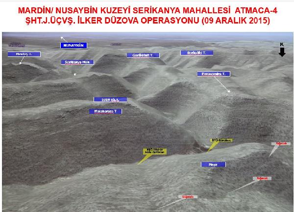 Nusaybin'deki çatışmada 3 PKK'lı terörist öldürüldü
