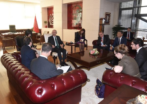 Kılıçdaroğlu, ABD Türkiye Büyükelçisi John Bass ile görüştü