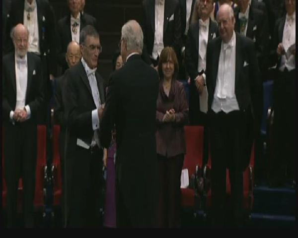 Prof.Dr. Aziz Sancar, Nobel Kimya Ödülü düzenlenen törenle aldı