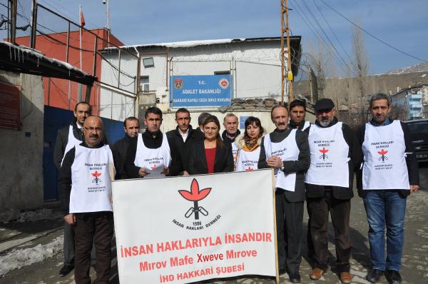 Hakkari'de İHD'den hasta tutuklular açıklaması
