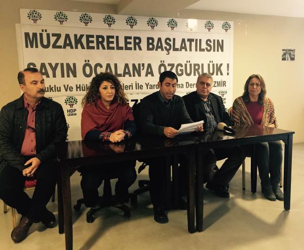 HDP Öcalan'a tecridin kaldırılmasını istedi