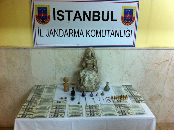 Jandarma'dan tarihi eser kaçakçılarına darbe...